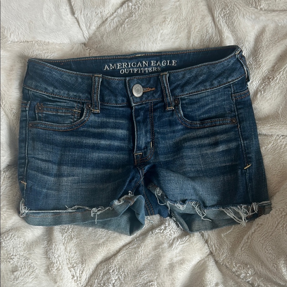 American Eagle Outfitters Blue Denim Shorts